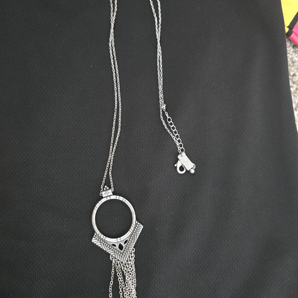 American Eagle Silver Pendant Necklace